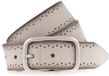MUSTANG Leren riem Woman's Belt 3.5 W100 Dark Vanilla beige