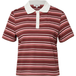 s.Oliver Shirt bruin / framboos / bordeaux / wit