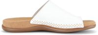 Gabor Dames Platte Sandalen 1001.01.002 Glad Leer Wit Maat 36