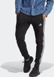 adidas Sportswear Essentials French Terry Tapered Cuff 3-Stripes Broek Heren Zwart XS