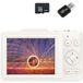 SZSMART C16 Appareil photo numérique compact avec écran de 2,8 pouces, 4K HD, 48MP, zoom 16x pour Enfants et Adultes - Blanc