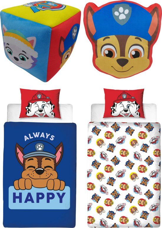 4KidsOnly Lyo Sas Paw Patrol Bed set Junior Meerkleurig Katoen