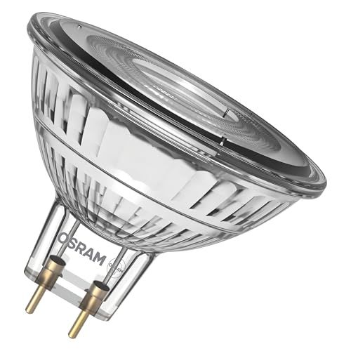 OSRAM LED Spot Reflector Superstar MR16 35 dimbaar, 2700 K warm wit, 3,4 W, GU5.3, 36°, 345 lm, 25.000 h, laagspanning, voor spots, vitrines, 6-Pack