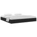 vidaXL Cadre de lit coffre Noir 200 x 200 cm Tissu