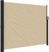 vidaXL Pare-vent rétractable 160x500 cm beige