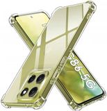 Techsuit Hoesje geschikt voor Motorola Moto G86 - Shockproof Silicone Back Cover - Transparant