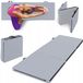Fitness-Star Tapis de gymnastique 180x60x5 cm - Pliable, Gris