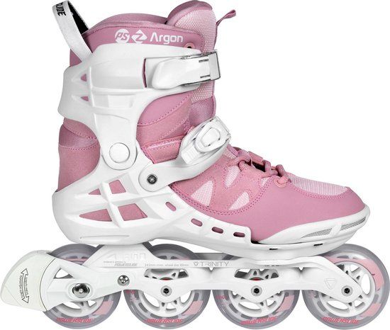 Powerslide Phuzion Argon 80 Skates Dames - Maat 39 - Wit/Roze