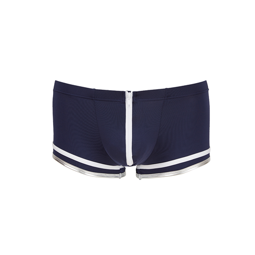 Svenjoyment Blauwe sailor slip met rits - blauw, polyester