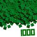 Simba 104114552 Blox, 1000 groene bouwstenen voor kinderen vanaf 3 jaar, 4 stenen, in doos, hoge kwaliteit, volledig compatibel met vele andere fabrikanten