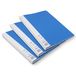 3A 3 stuks documentenbeschermers, A4, 120 foto's, van polypropyleen, ondoorzichtig, personaliseerbaar, 60 transparante hoesjes, blauwe omslag