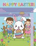 Happy Easter!: Easter Coloring Book for Kids