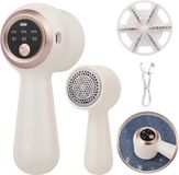 OEM Elektrische pluizenverwijderaar - Draadloos - Oplaadbaar - 3 standen - Geschikt voor kleding, sokken, meubels - Display - Beige