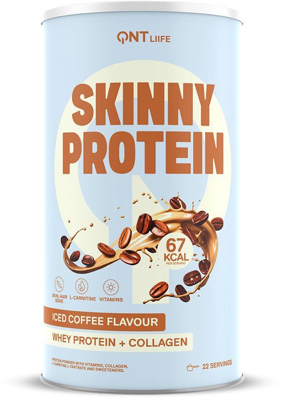QNT Skinny Protein Powder - Iced Coffee - 450g