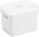 Sunware Opbergbox met transparante deksel - 18 liter - Wit - Kunststof - 35 x 25 x 24 cm
