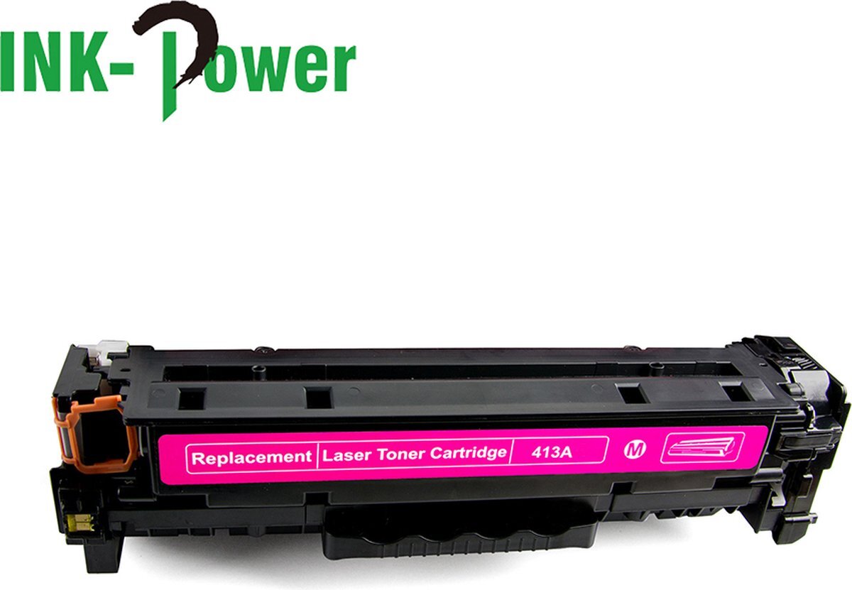 Ink Power Toner Cartridge Magenta voor HP 305A / 305X | CE410A, CE411A, CE412A en CE413A | Geschikt voor HP Laserjet Pro 300 Color M351A, Laserjet Pro 300 M375NW, Laserjet Pro 400 Color M451DN, M451DW, M451NW, MFP M475(DN) en MFP M475DW