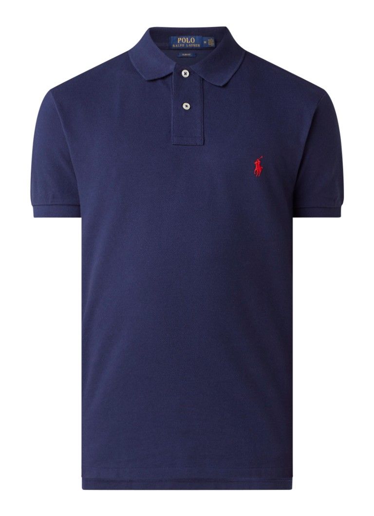 Ralph Lauren Slim Fit Piqué Cotton Polo Shirt