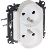 Legrand Valena Life - Dubbel Stopcontact - Wit