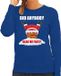 Bellatio Decorations Shoppartners Bv Fun Kerst sweater / kersttrui Did anybody hear my fart blauw voor dames - L