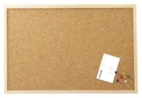 MAUL Prikborden 80 x 120 cm - bruin - kurk - houten frame