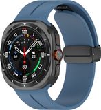 By Qubix - D-buckle sportband - Blauw - Geschikt voor Samsung Galaxy Watch Ultra / Ultra 2 - 47mm