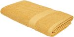 Badhanddoek, ESSENTIAL Badhanddoek, katoen, 70 x 130 cm, effen kleur, Geel