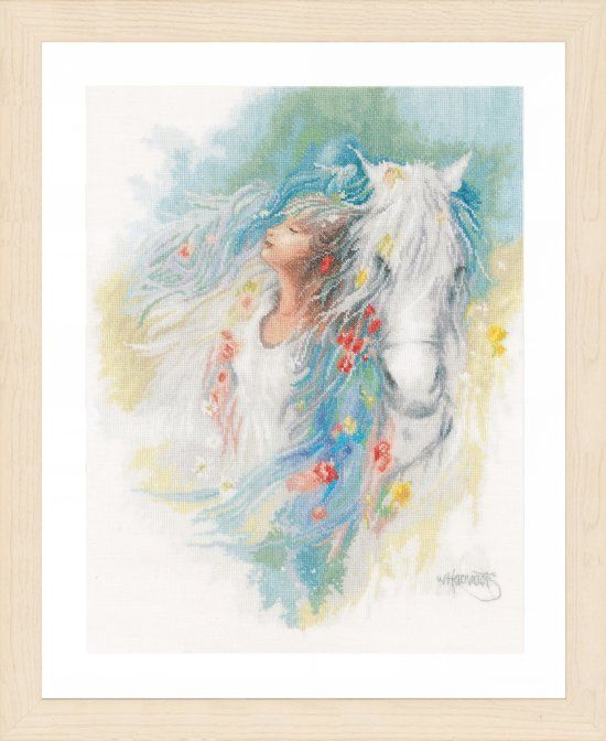 Lanarte borduurpakket PN0178401 willem haenraets, "thoughts"