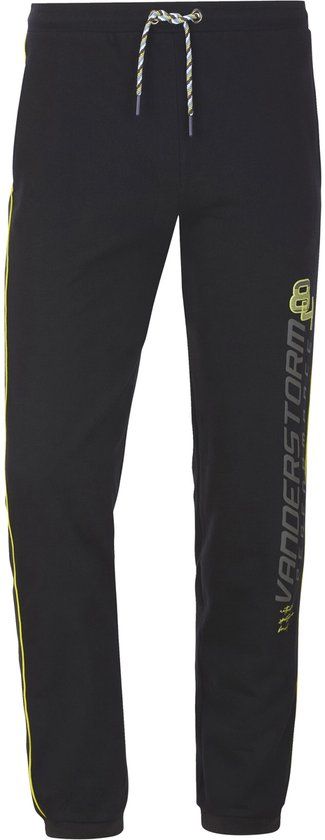 Jan Vanderstorm heren Joggingbroek - 76/78 - zwart - Plus Size