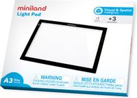 Miniland LIGHTPAD A3 Transparant 47x35x0,5cm