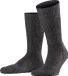 FALKE Walkie Ergo eenkleurig wol functioneel materiaal sokken unisex grijs - maat 42-43