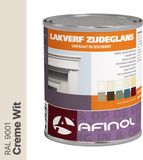 Afinol Zijdeglans Lakverf Creme Wit (RAL 9001) 750 ml