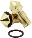 FabConstruct FabConstruct Nozzle Brass 0,4 mm voor Ultimaker UM3, S3, S5, S5 Pro Brass Nozzle AA RN35481