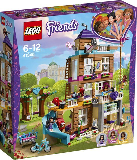 LEGO Friends Vriendschapshuis - 41340 - Bouwset - 709 Onderdelen - 6+ Jaar