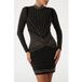 GUESS Marciano By Kristal Robe Noir Jais Multi Taille : 40