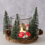 Boltze Home Kerstkandelaar Fairytale, H. 13,9 cm