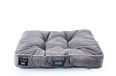 Hugo & Hudson SCBED1004-L Gewatteerd Plat bed, Groot, Grijs