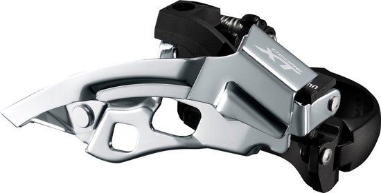 Shimano Deore XT Trekking FD-T8000 Voorderailleur - 3x10 - Down Swing - Zwart