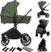Lionelo Mika Plus 2-in-1 Kinderwagen - Groen