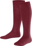 FALKE Comfort Wool lange kniekousen kinderen rood - maat 35-38