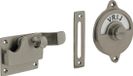 Intersteel WC-overslag met bocht vrij/bezet nikkel mat
