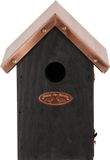 Esschert Design Vogelhuis Winterkoning - Nestkast Zwart koper