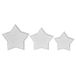 Fijalo DKD Home Decor Hout Wit (57 x 54 x 3 cm) (3 Onderdelen)