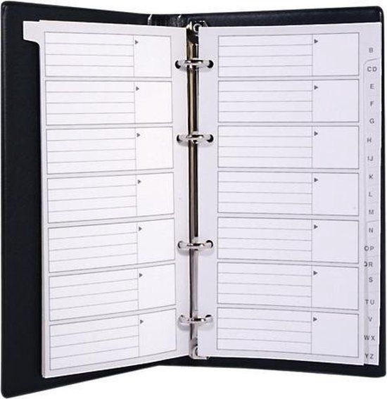 Kangaro Telefoonregister A-Z - 4-rings - Blauw - 12,5 x 20 cm