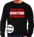 Bellatio Decorations Shoppartners Bv Grote maten foute Kersttrui / sweater - mijn foute kerst trui zit in de was- zwart voor heren - plus size kerstkleding / kerst outfit XXXXL