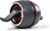 Perfect Fitness Harbinger Dubbele Trainingswiel - Buikspiertrainer - Fitnesswiel - Zwart