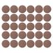 30 x afdekkingen voor schroeven, zelfklevend, diameter 20 mm, gat, meubels, tafel, stoel, huis, hout, donkere iep