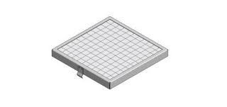 NOVY 906109 - Aluminium Vetfilter - 247x247mm - Vaatwasserbestendig