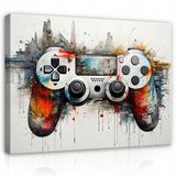 WALLARENA - Tableau sur toile - 60x40 cm - Jeu Graffiti