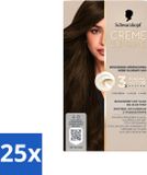Schwarzkopf 25 x Crème Suprême coloration cheveux - 4-0 Brun Foncé Naturel - 245g - Lot économique