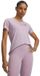 Under Armour Tech Twist V-neck T-shirt Manches Courtes Rose S Femme